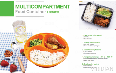 Multicompartment food container