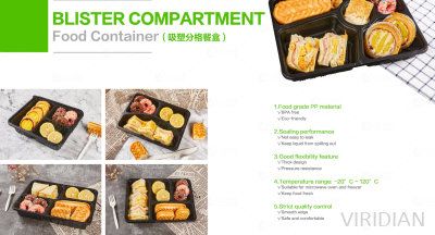 Blister Compartment Food Container