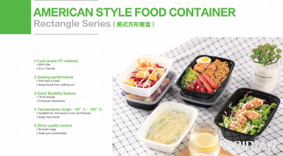 American Style Food Container (Rectangle Series)