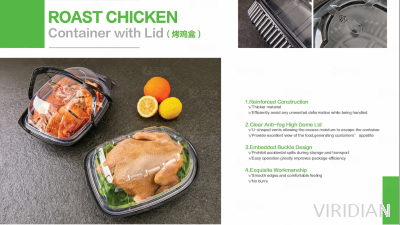 Roast Chicken Container With Lid