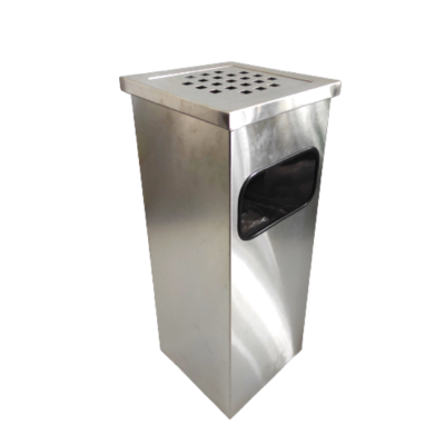 YKF 003/A Square Ashtray Top Stainless Steel Bin 
