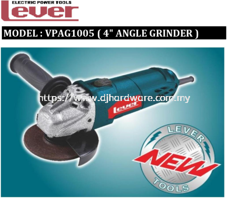 LEVER ELECTRIC POWER TOOLS ELECTRIC ANGLE GRINDER 4" VPAG 1005 (TS)