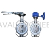 NOREX Fully SS Butterfly Valve - Gear or Lever Handle Butterfly Valve