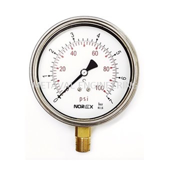 NOREX Semi Stainless Steel Pressure Gauge