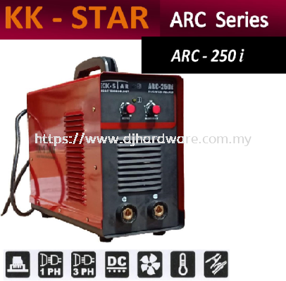 KK STAR INVERTER WELDING MACHINE ARC SERIES ARC 250 I (TS)