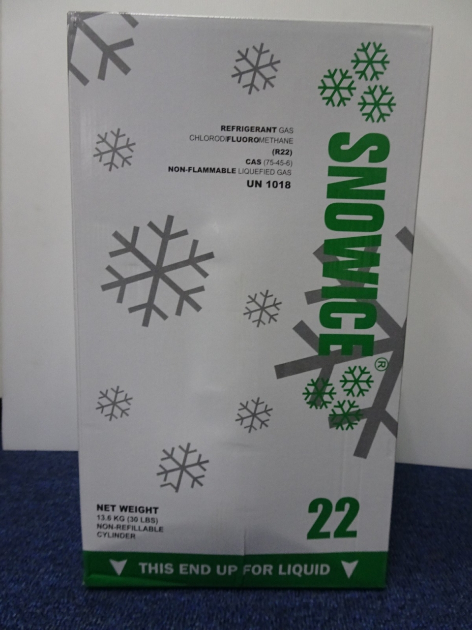 R22 X 30LBS (13.6KG) SNOWICE HCFC REFRIGERANT GAS