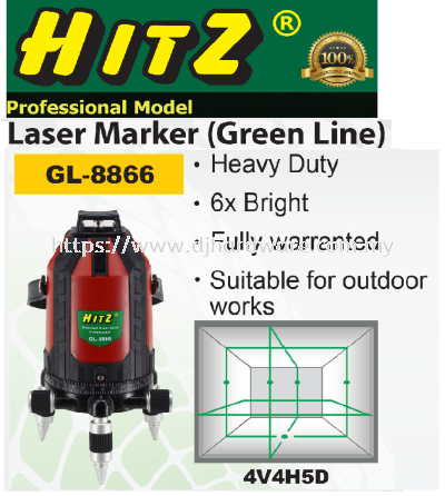 HITZ LASER MARKER GREEN LINE GL 8866 (WS)