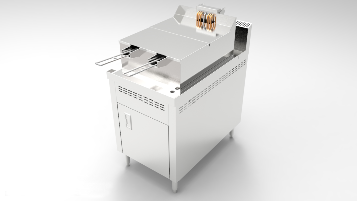 Electric Fryer Counter