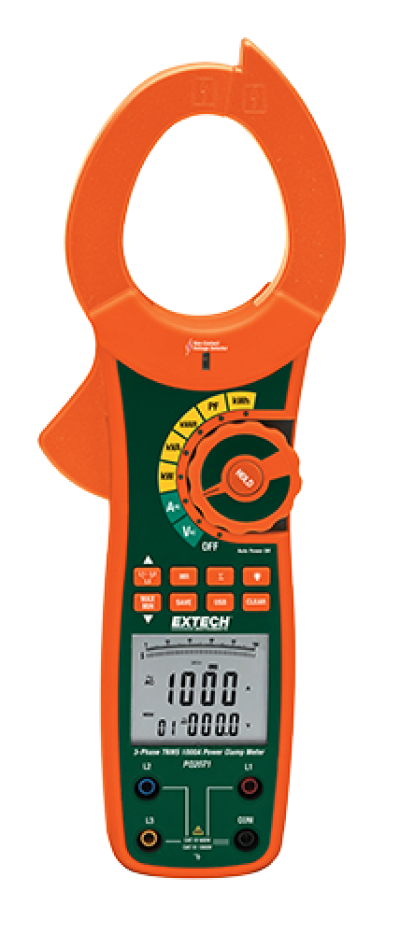 Power Clamp Meters - Extech PQ2071