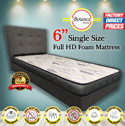 OEM 6" Single Foam Mattress