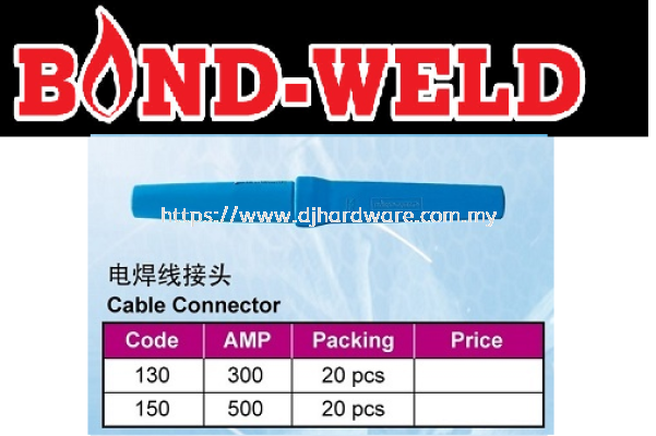 BOND WELD CABLE CONNECTOR (WS)