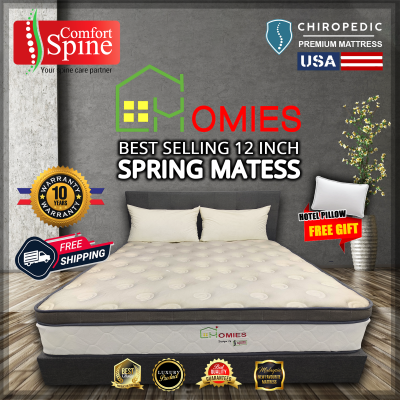 Comfort Spine - Florida King / Queen / Single Size 10" Mattress Chiropedic Spring