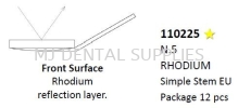 MIRROR N.5 RHODIUM #110225 CORICAMA Diagnostic Instruments