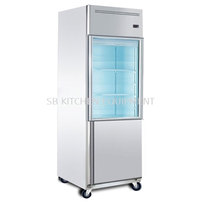 2 Door Upright Chiller, Freezer