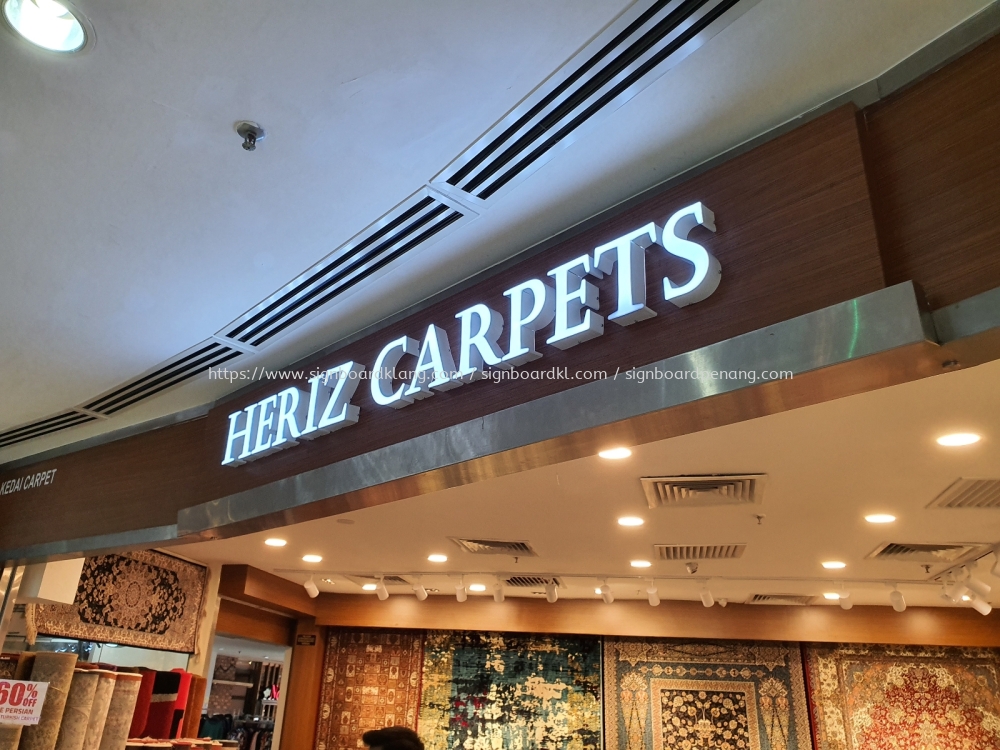 3d led channel box up led frontlit signboard signage at puchong putra ...
