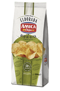 AMICA ELDORADA CHIPS OLIVE OIL 130GM