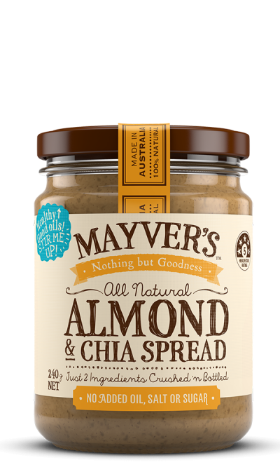 MAYVERS Almond & Chia Spread 240gm