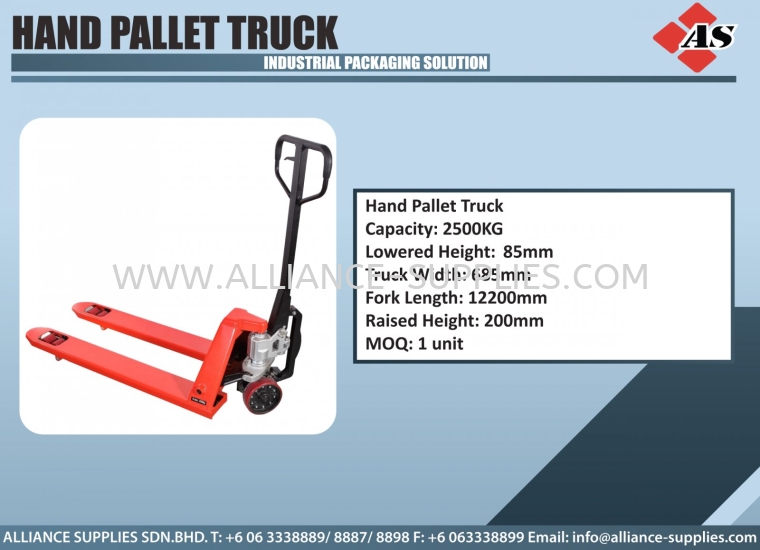 Hand Pallet Truck Material Handling Equipment JETMAC / EUROX