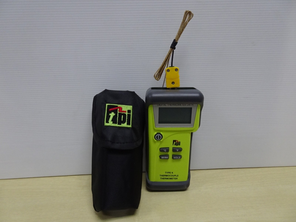 TPI 341KC1 SINGLE INPUT K-TYPE THERMOCOUPLE THERMOMETER (-58 to +2,462 ¡ãF)