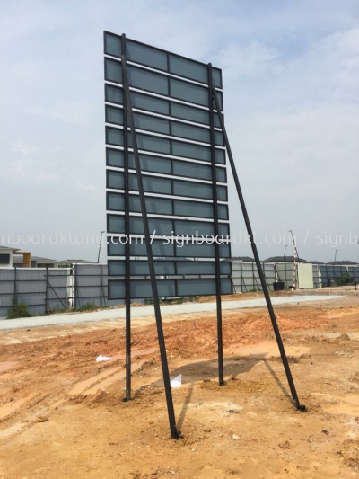 Construction Project Signboard at Kuala Lumpur klang Selangor