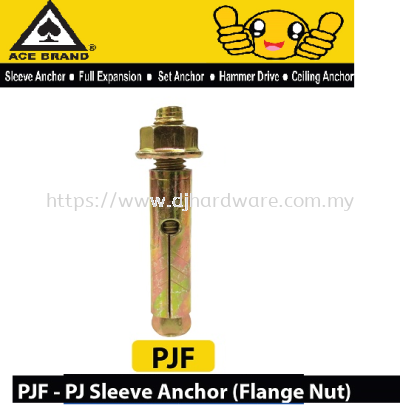 ACE PJF SLEEVE ANCHOR FLANGE NUT (WS)