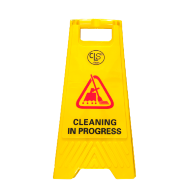 YKF Cleaning In Progress Wet Floor Sign Board Stand