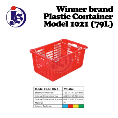 Winner Plastic Container Model 1021