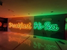 Hi-Tea 3D Box Up Signboard Signage Foo Lin Advertising