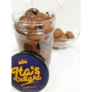 Choc Dip Premium Hazelnut Choc Cookies W Choc Chunk 380GM