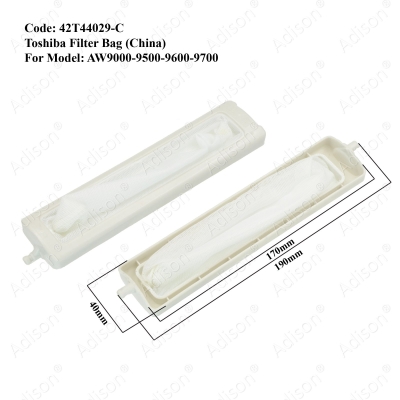  Code: 42T44029-C Toshiba AW9000-9500-9600-9700 Filter Bag (China)