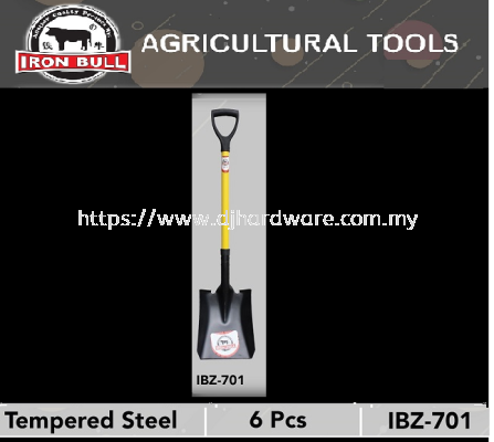 IRON BULL AGRICULTURAL TOOLS SHOVEL TEMPERED STEEL IBZ 701 (WS)