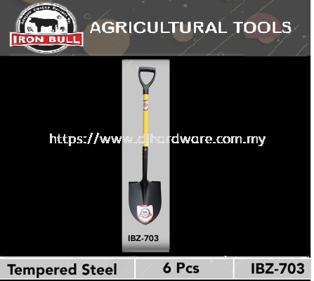 IRON BULL AGRICULTURAL TOOLS SHOVEL TEMPERED STEEL IBZ 703 (WS)