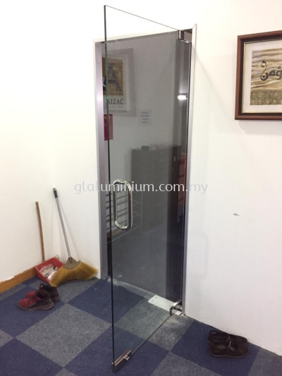 office 12mm tempered swing door @sausana 6/1