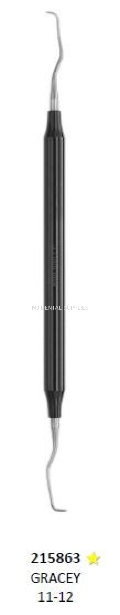 CURETTE GRACEY 11/12 ALUMINIUM BLACK #215863 CORICAMA