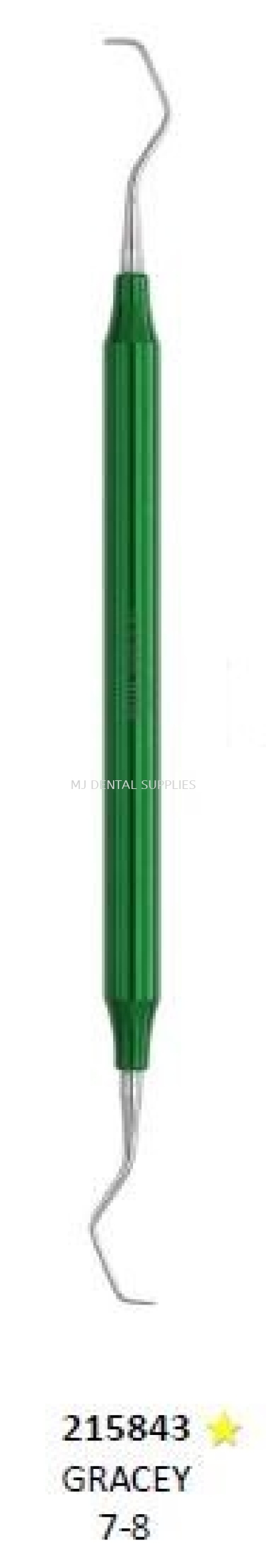 CURETTE GRACEY 7/8 ALUMINIUM GREEN #215843 CORICAMA