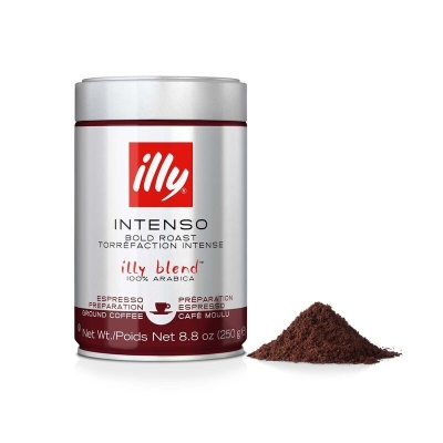 ILLY GROUND ESPRESSO INTENSO C BOLD ROAST DARK 250G