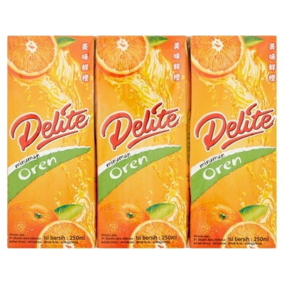 DELITE MIX ORANGE 24 X 250ML