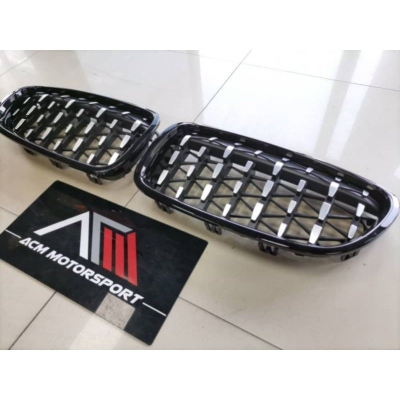 BMW F30 DIAMOND GRILL ALL BLACK