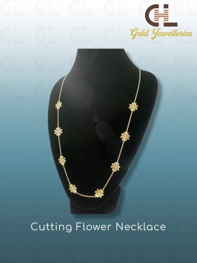 CUTTING FLOWER NECKLACE