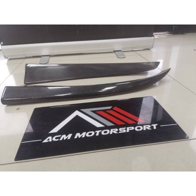 Mercedes benz W117 rear bumper carbon fiber canard