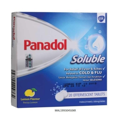 PANADOL SOLUBLE 1 X 500MG