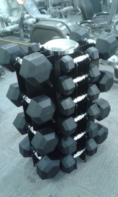 DUMBBELL RACK -HEXAGON 10 PAIRS