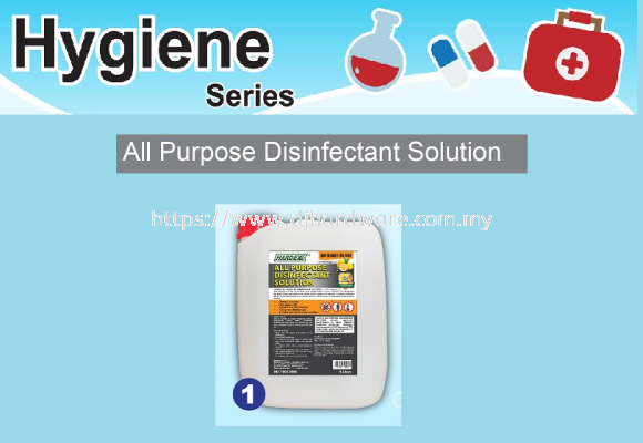 HYGIENE SERIES HARDDEX ALL PURPOSE DISINFECTANT SOLUTION (BS)