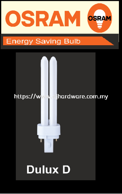 OSRAM LIGHT BULB ENERGY SAVING BULB DULUX D (WS)