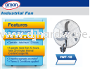 AMAN INDUSTRIAL INDUSTRIAL FAN IWF 18 (BS) FAN LIGHTING & ELECTRICAL