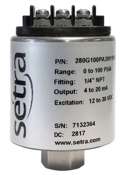 SETRA Model 280G Pressure Transducer