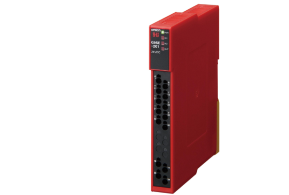 OMRON G9SE Complete line-up of compact units, including OFF-delayed safety output models