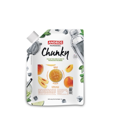 ANDROS FRUIT CHUNKY- PEACH 1LT