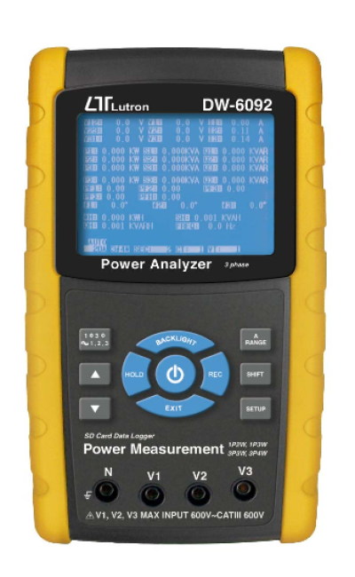 LUTRON DW-6092 3 Phase Power Analyzer