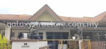 Awning Polycarbonate Clear Glass & Louvers @ Jalan Kebun Nenas, Bandar Putera 2, 41200 Klang. Awning & Louvers